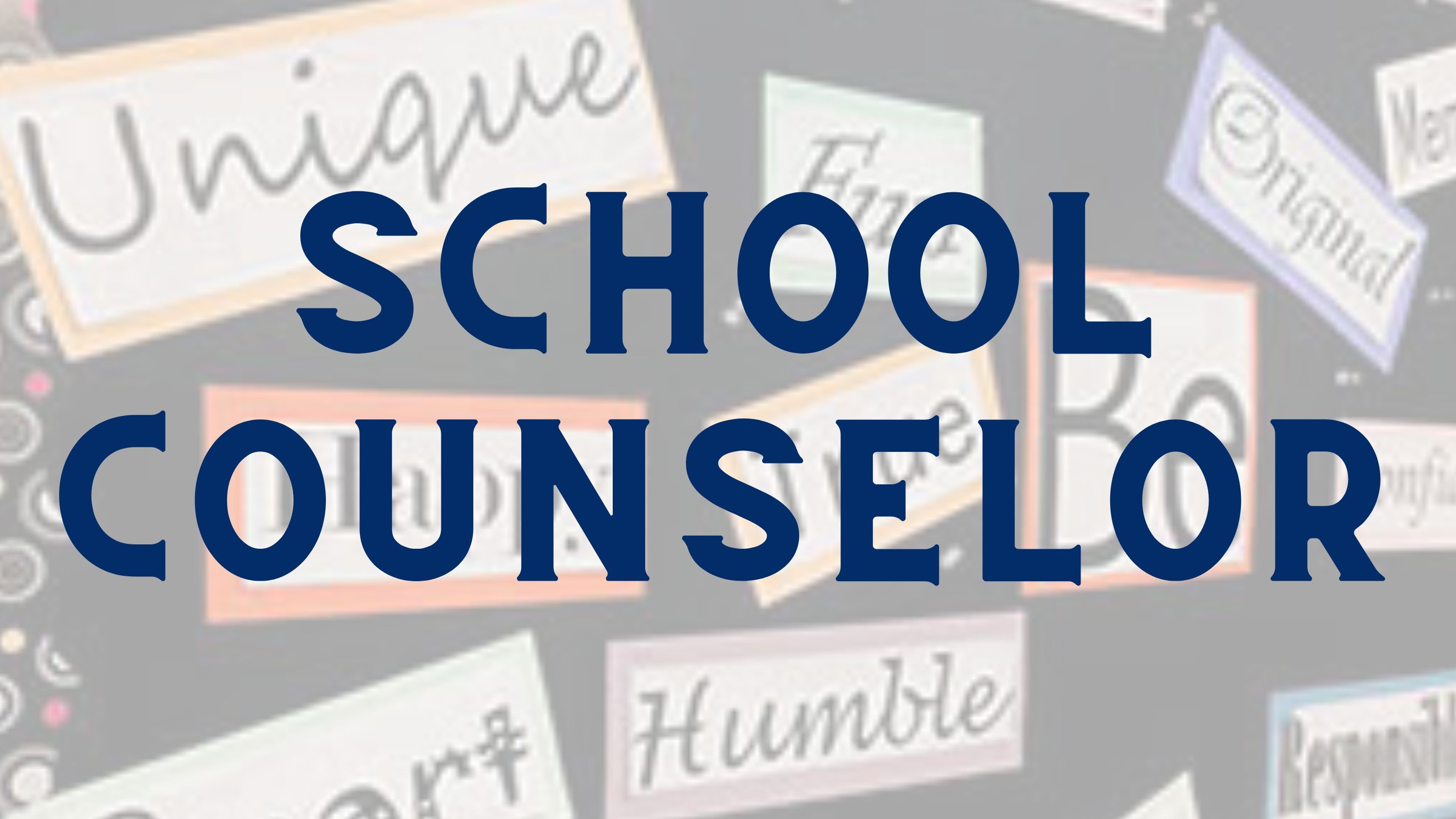 School Counselor