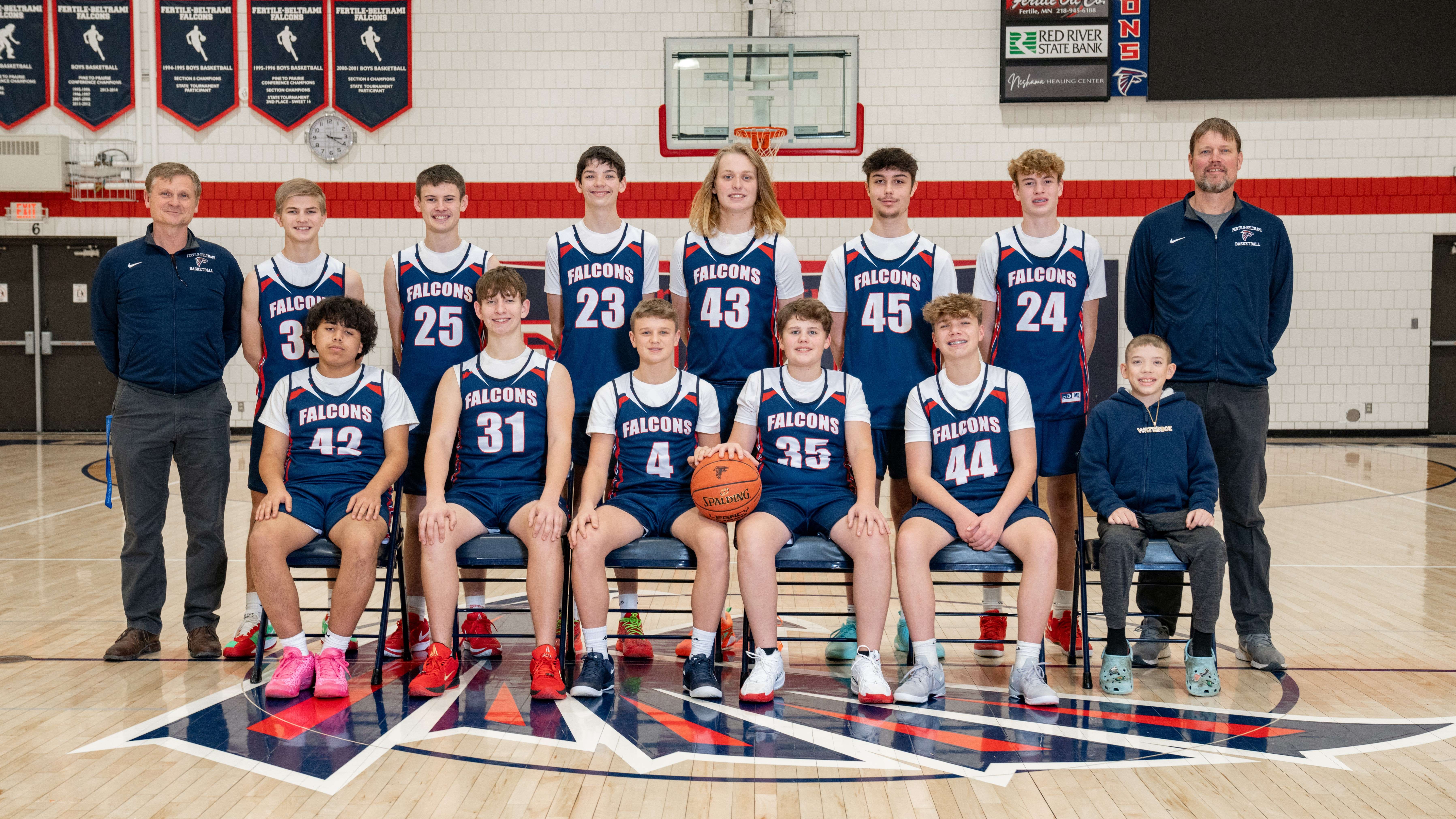 Junior Varsity basketball team