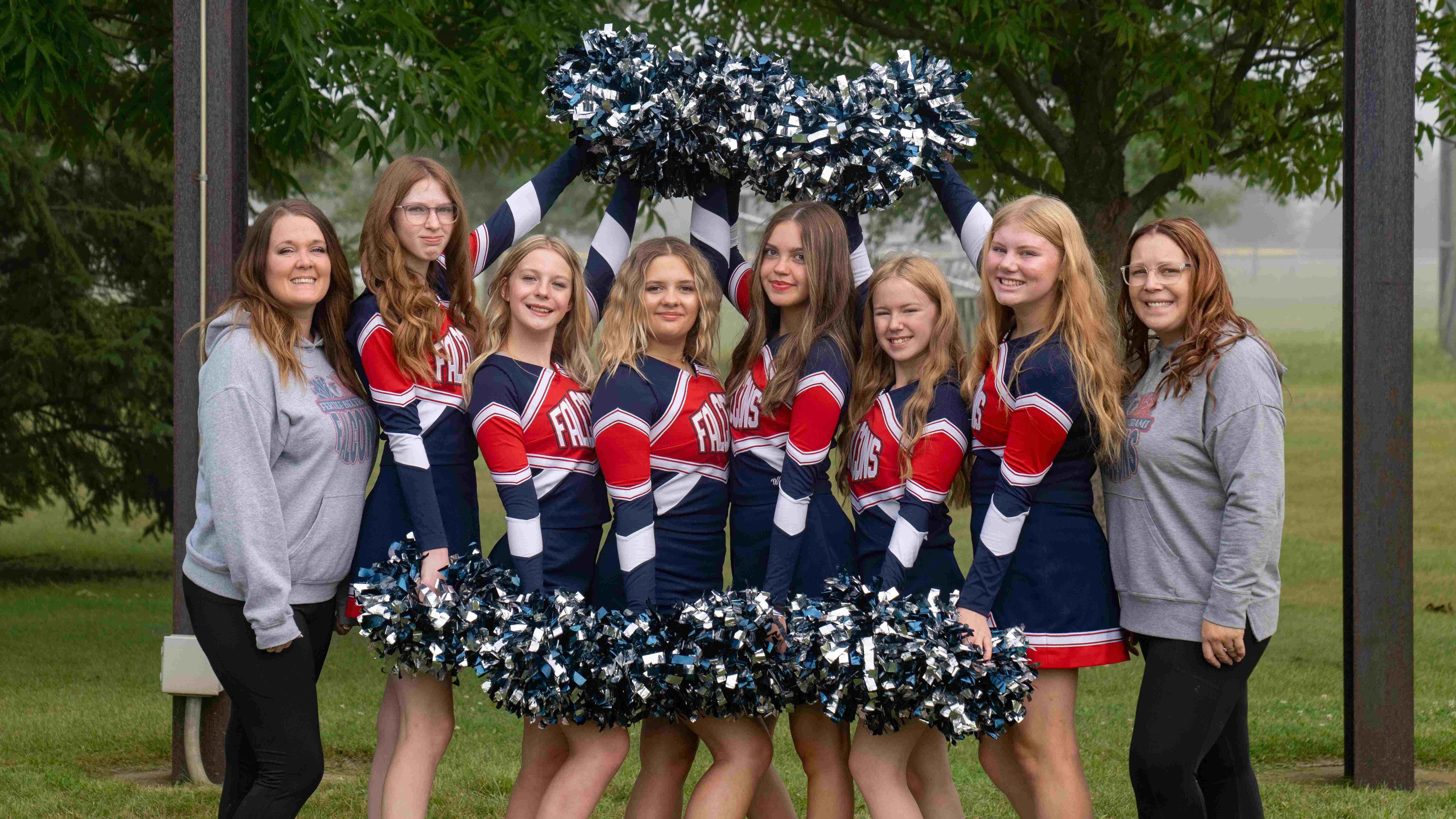 Fertile-Beltrami cheer team photo