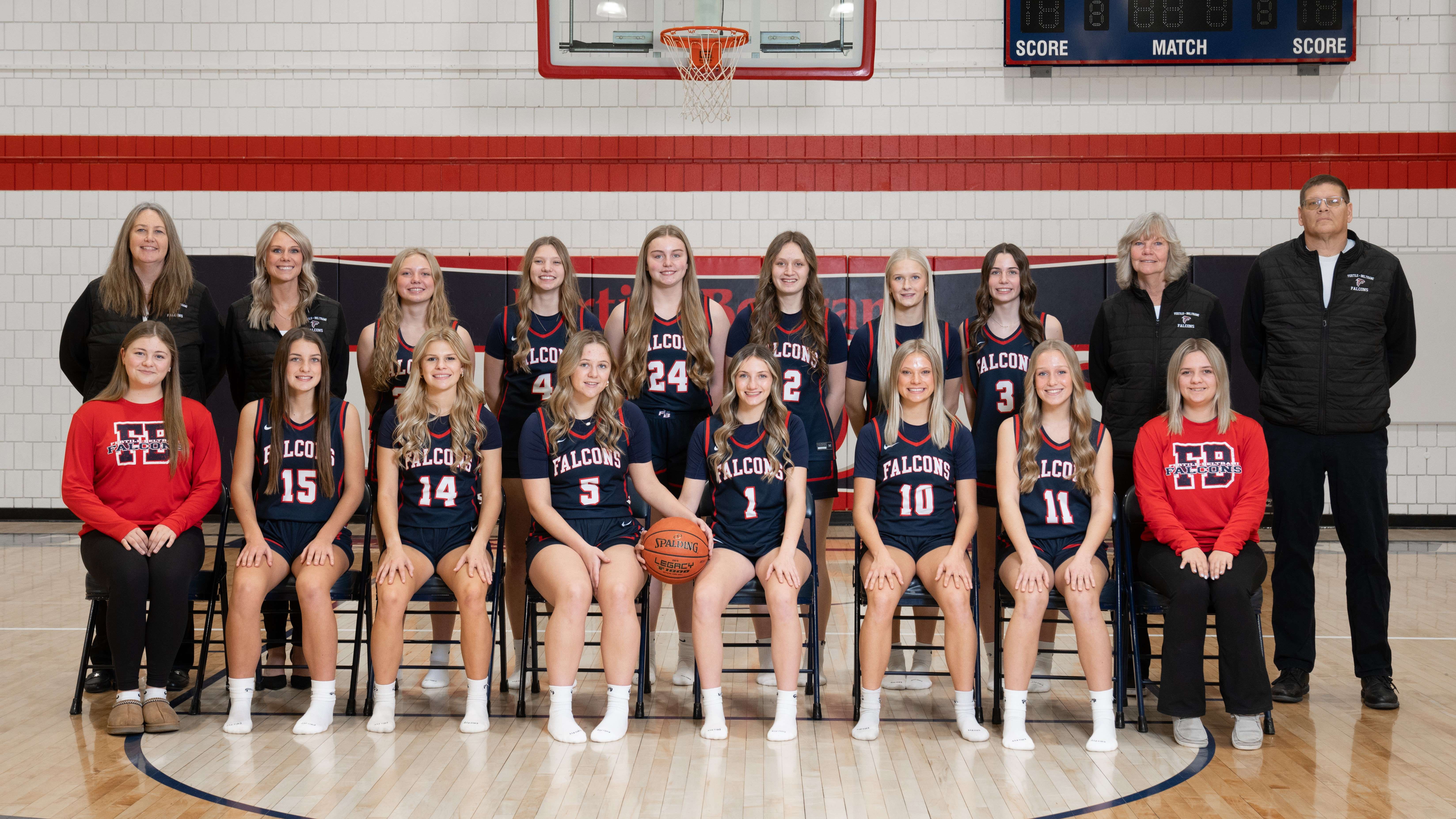 Fertile-Beltrami girls basketball team photo