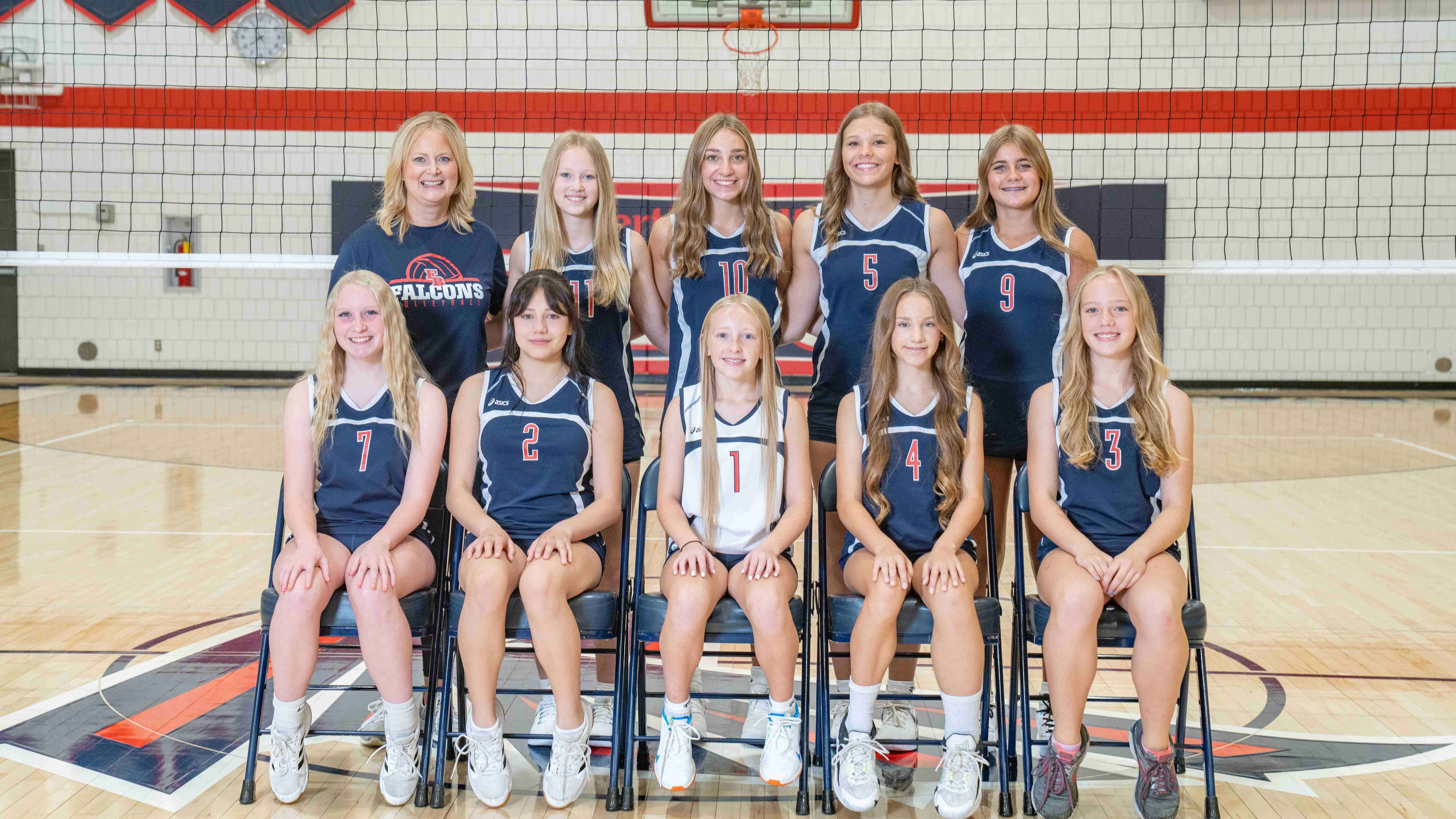 8th Grade Volleyball team